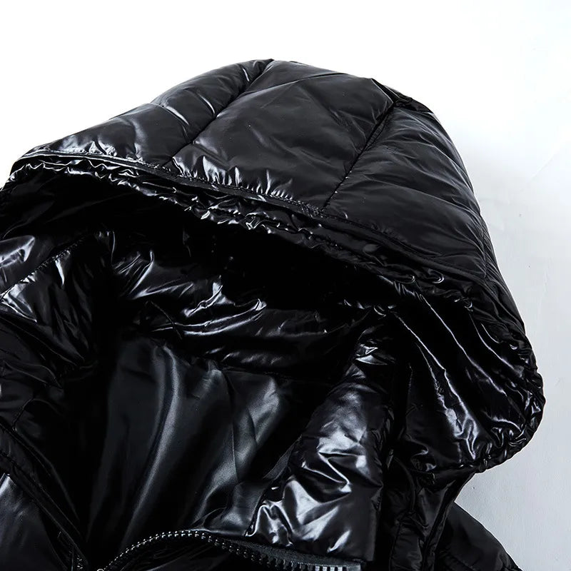 ArcticLayer Glossy Winter Puffer Coat